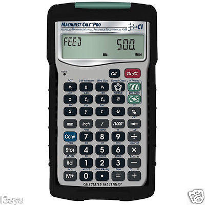 New Calculated Industries International Machinist Calc Pro 4089l