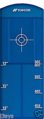 Topcon Large Blue Pipe Target Insert for Model TP-L4BG with Priority Mail
