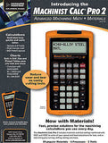Calculated Industries Machinist Calc Pro 2 Calculator 4088 with Spare CR2025 Battery