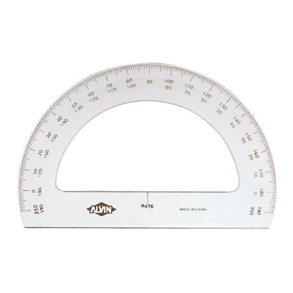 Alvin P476 Semicircle Six Inch Protractor
