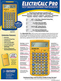 Calulated Industries ElectriCalc Pro Calculator 5070 with Case & Spare CR2032 Battery