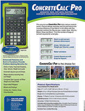 Calculated Industries ConcreteCalc Pro Calculator 4225 with Spare CR2016 Battery