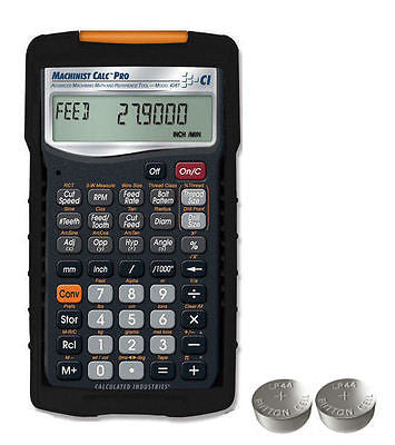 Calculated Industries Machinist Calc Pro Calculator 4087 with Case & Spare LR44 Batteries