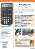 Calculated Industries HeavyCalc Pro Calculator 4325 with Hard Case