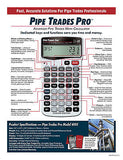 Calculated Industries Pipe Trades Pro Calculator 4095 with Case & Spare LR44 Batteries