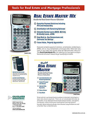 Calculated Industries Real Estate Master IIIx Financial Calculator
