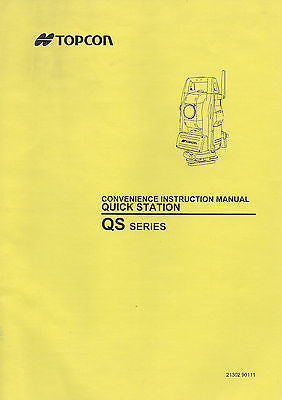 Topcon Quick Station QS Series Instruction Manual