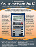 Calculated Industries Construction Master Plus EZ Calculator 4067 with Hard Case