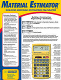Calculated Industries Material Estimator Calculator 4019 with Spare CR2016 Battery