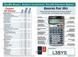 Calculated Industires Qualifier Plus IIIfx Financial Calculator 3430 w/Spare LR44 Batteries