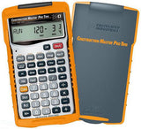 Calculated Industries Construction Master Pro Trig Calculator 4080 wwith Spare LR44 Batteries