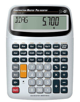 Calculated Industries Construction Master Pro Desktop Calculator 44080