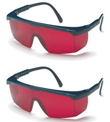 2 Pack of Red Enhancement Safety Glasses