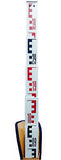 4 Meter Fiberglass Grade Rod with E Metric Scale & Carrying Case