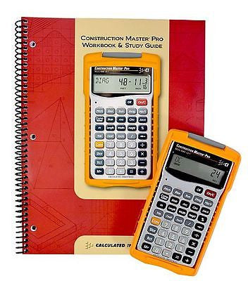 Calculated Industries Construction Master Pro Calculator 4065 with Workbook