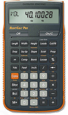 Calculated Industries HeavyCalc Pro Calculator 4325 with Hard Case