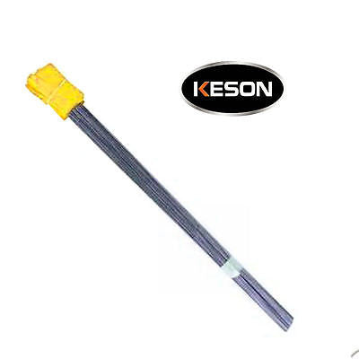 Keson 30 Inch Standard Yellow Surveyors Wire Stake Flags (Bundle of 100)