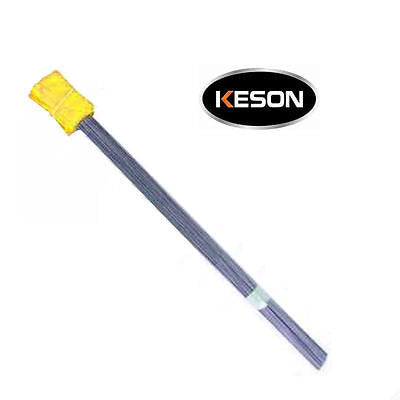 Keson STK21Y Yellow 21 Inch Surveyors Wire Stake Flags (Bundle of 100)