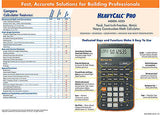 Calculated Industries HeavyCalc Pro Calculator 4325 with Hard Case