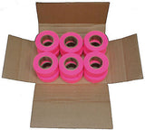 Fluorescent Pink Taffeta Survey Flagging 1 3/16" by 150 Feet - 12 Rolls