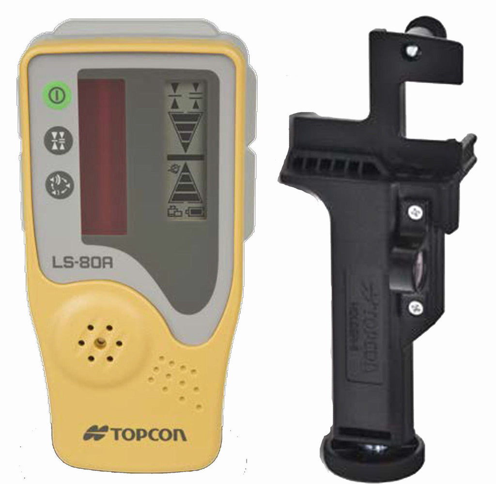 Topcon LS-80A Rotating Laser Level Detector with Rod Mount