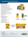 Spectra Precision LL300N-2 Self Leveling Laser Level Kit -Inches Rod